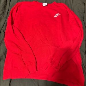 Nike Bold Red Crewneck Sweatshirt